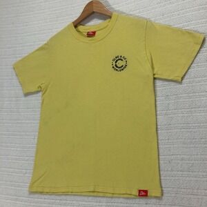 CLSC & CO‎ T-Shirt Graphic Logo Short Sleeve Casual Yellow Small